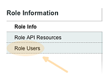 Выбор пользователей роли